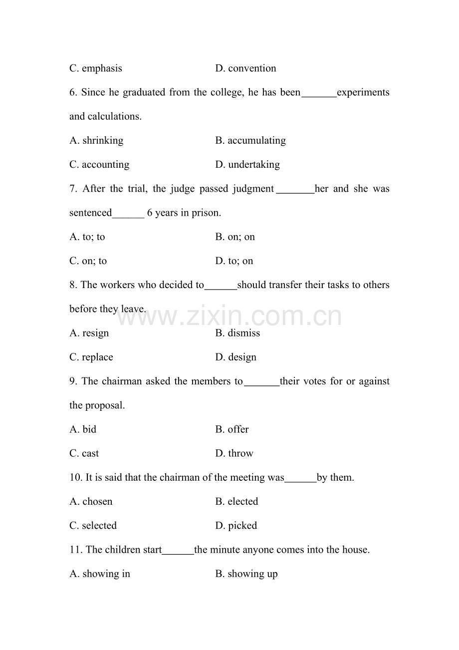 2015届高考英语第二轮课时训练题1.doc_第2页