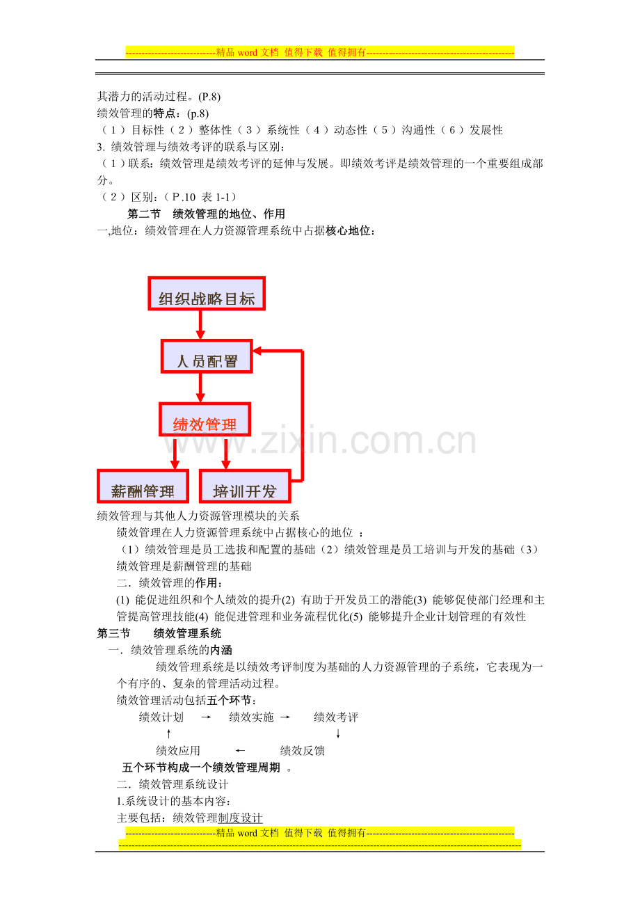 绩效管理相关复习资料.doc_第2页