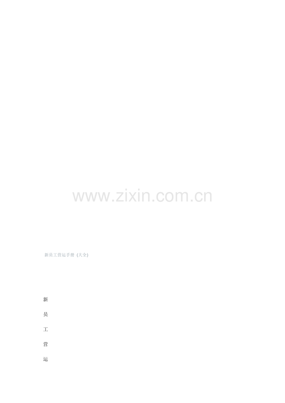 新员工营运手册-(大全).doc_第1页