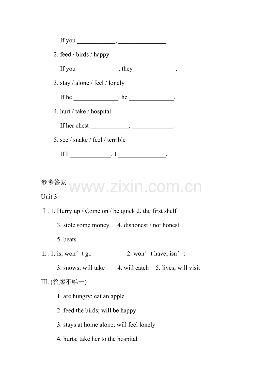 七年级英语Language-in-use同步练习3.doc_第2页