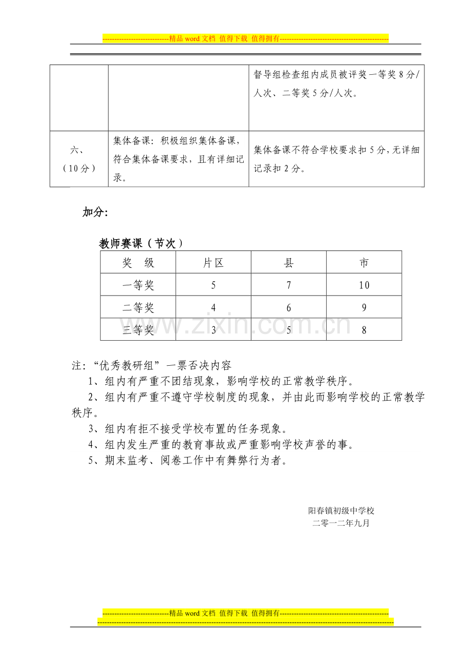 教研组考核方案..doc_第2页