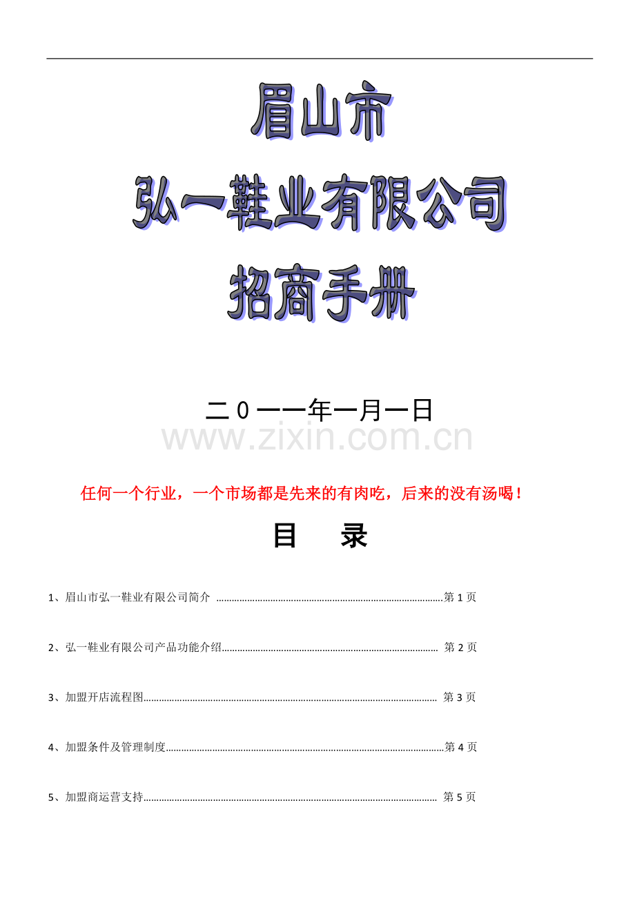 弘一棕丝鞋2011招商手册.doc_第2页
