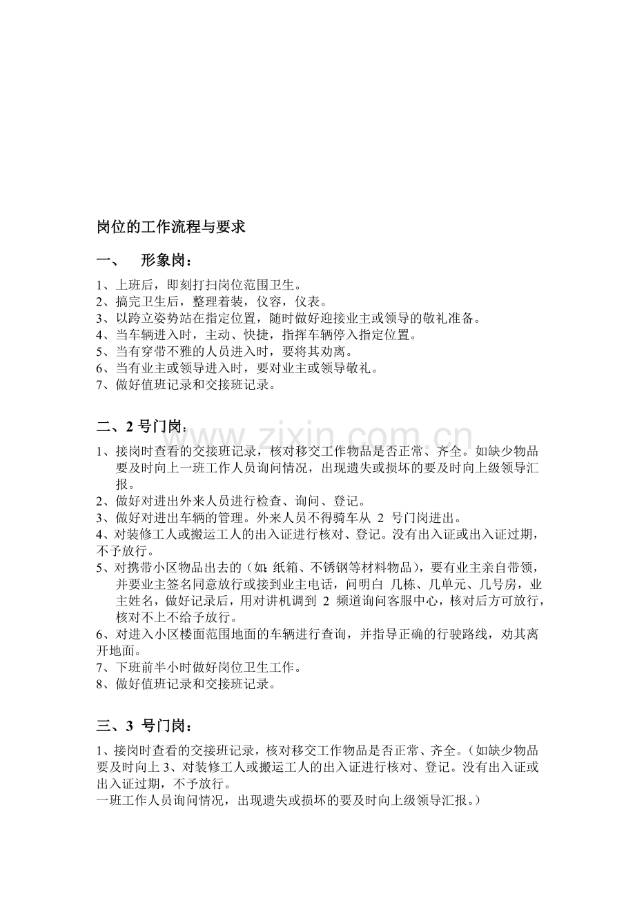岗位工作职责与要求.doc_第1页
