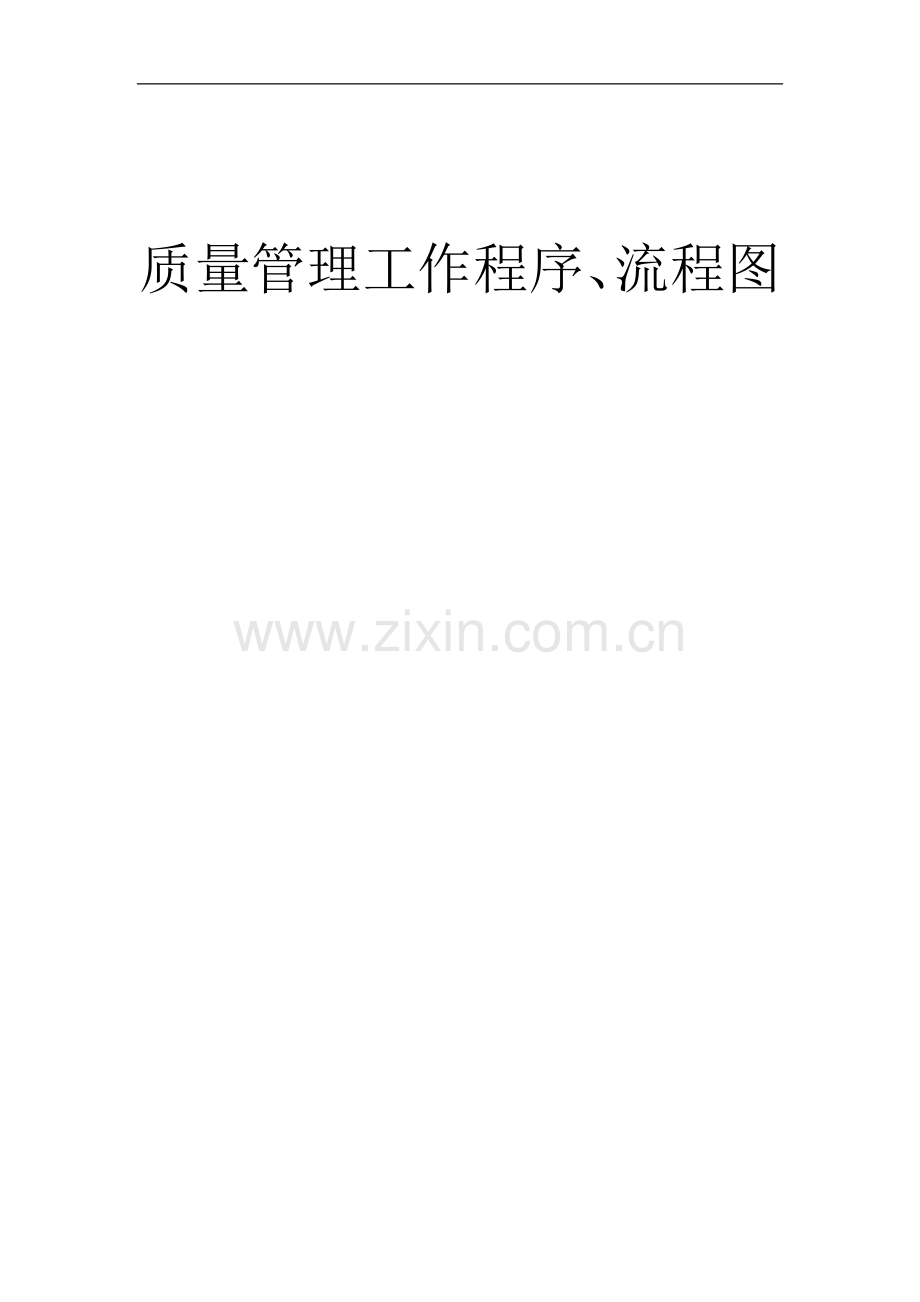 药品经营企业质量管理工作程序.doc_第1页