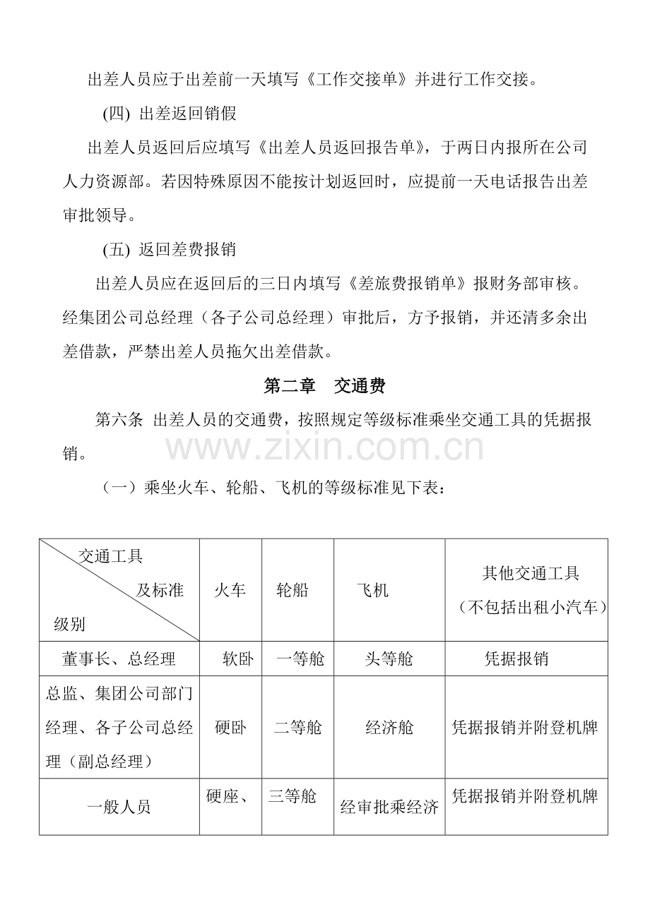 集团公司年差旅费管理制度.doc_第2页