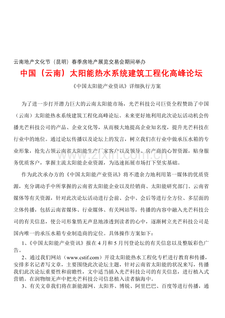高峰论坛详细执行方案.doc_第1页