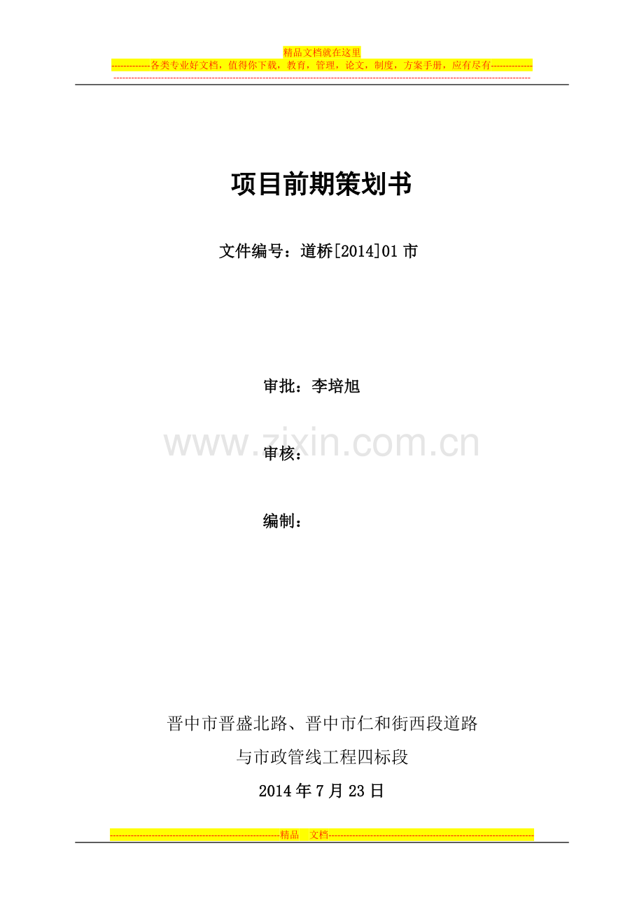 项目前期策划书编制管理办法(试行).docx_第1页