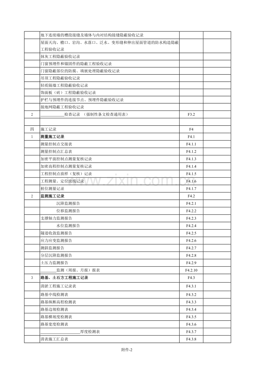 质量控制资料用表.doc_第2页