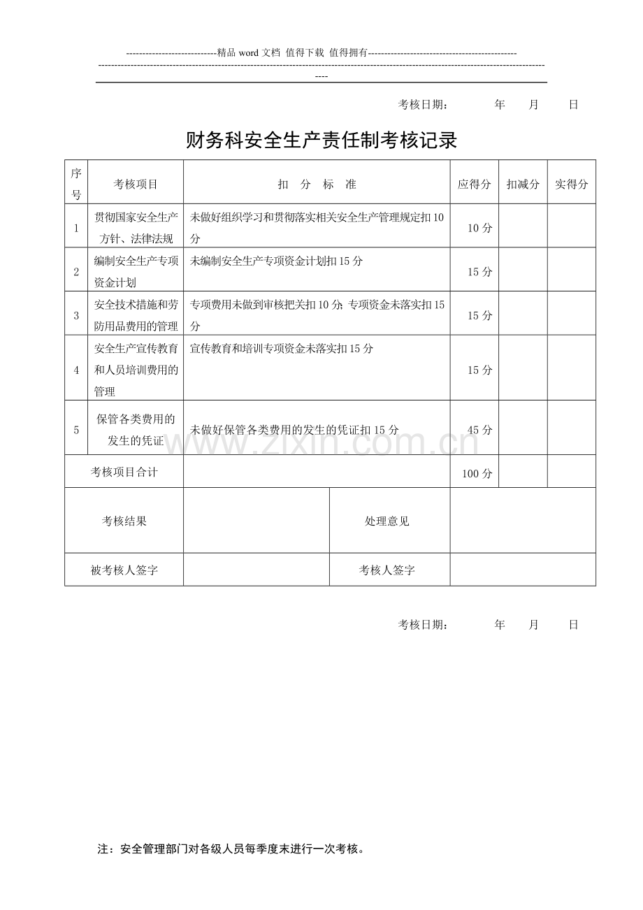 安全生产责任制考核表(安全标准化)..doc_第2页