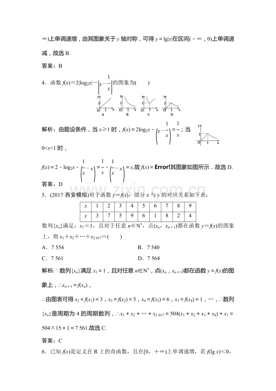 2018届高考理科数学第二轮限时规范训练27.doc_第2页