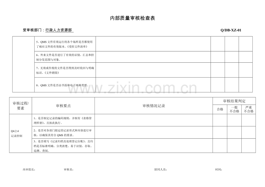 内审(行政人力资源部).doc_第2页