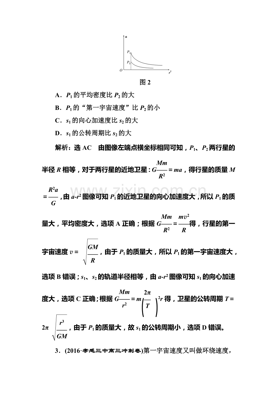 2017届高考物理第一轮复习课时跟踪检测题34.doc_第2页