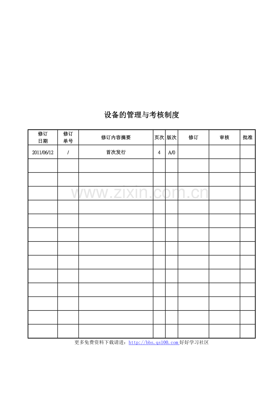 设备的管理与考核制度.doc_第1页