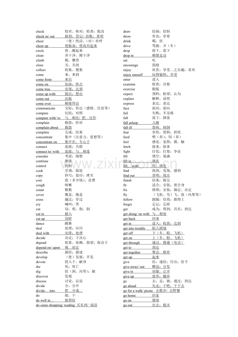 初中常用动词.doc_第2页