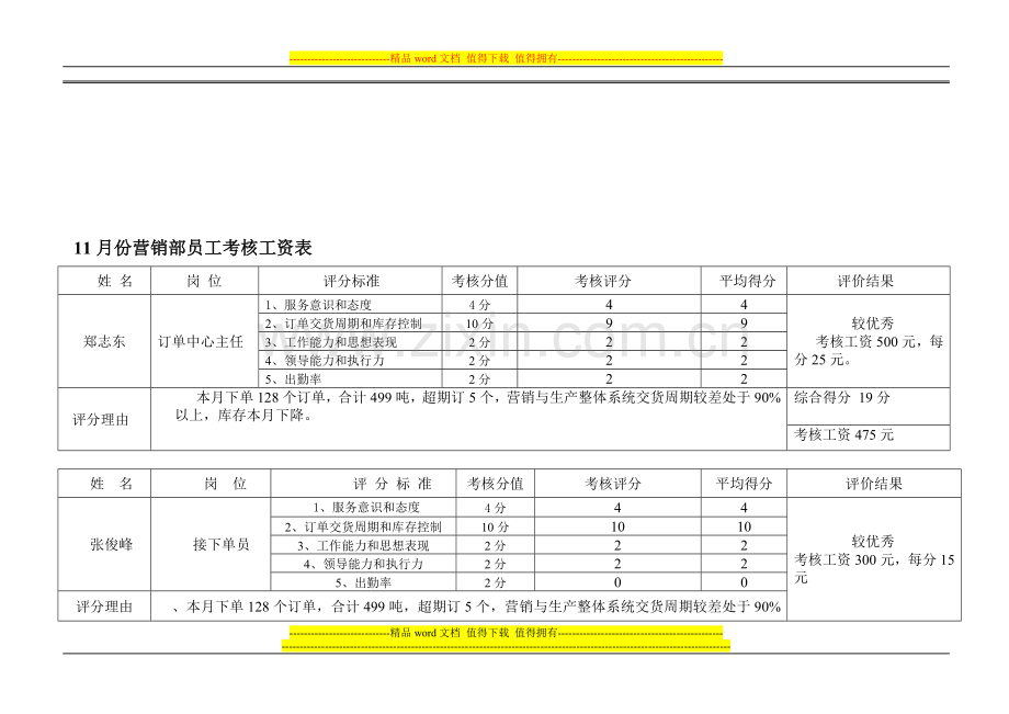 11月份标准考核..doc_第1页