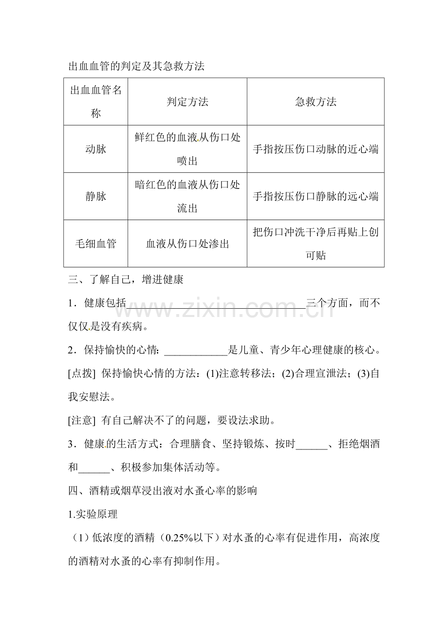 2016届中考生物知识点梳理复习检测35.doc_第2页