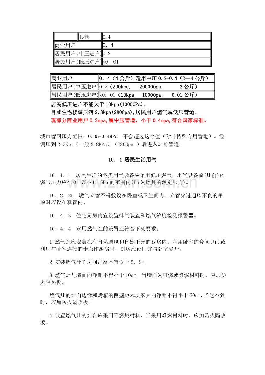 城镇燃气压力及安装标准.doc_第2页