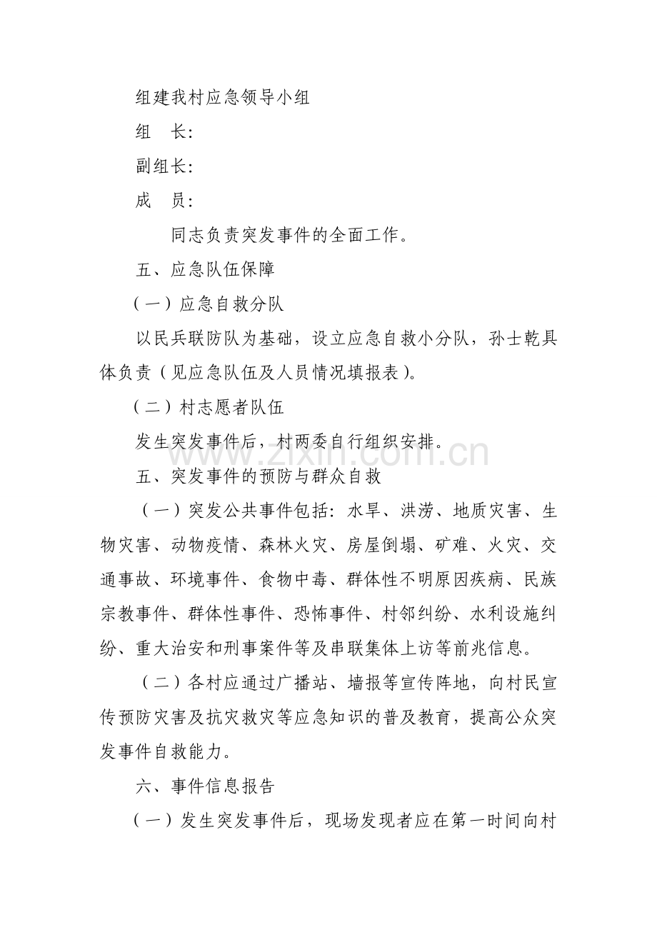 村突发事件应急预案.doc_第2页