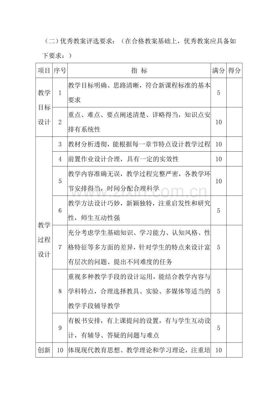 教师优秀教案评比活动实施方案.doc_第2页