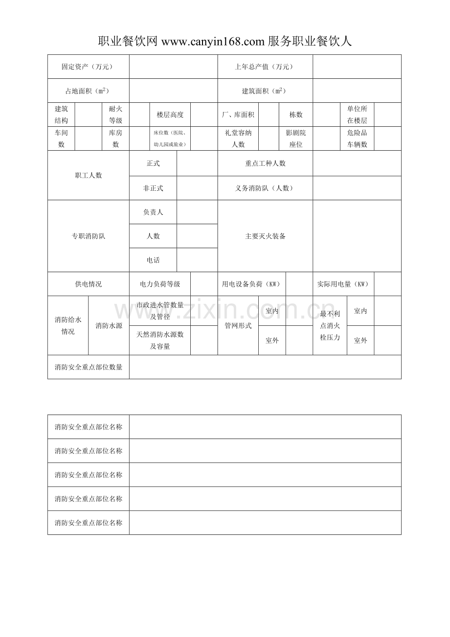 星级酒店消防管理常用表格-(1).doc_第2页