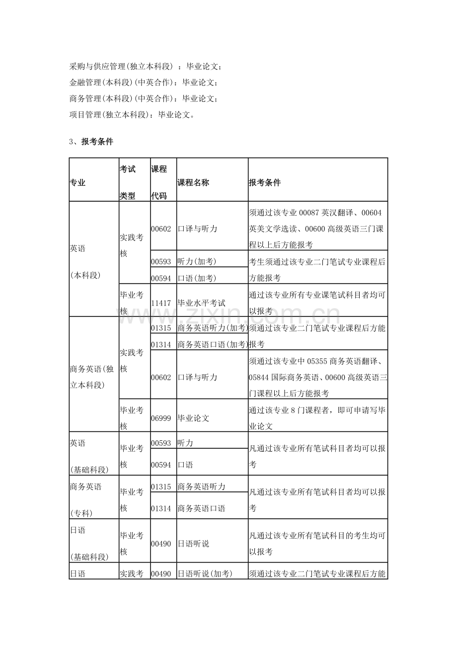 自考实践考核课程和要求..doc_第2页