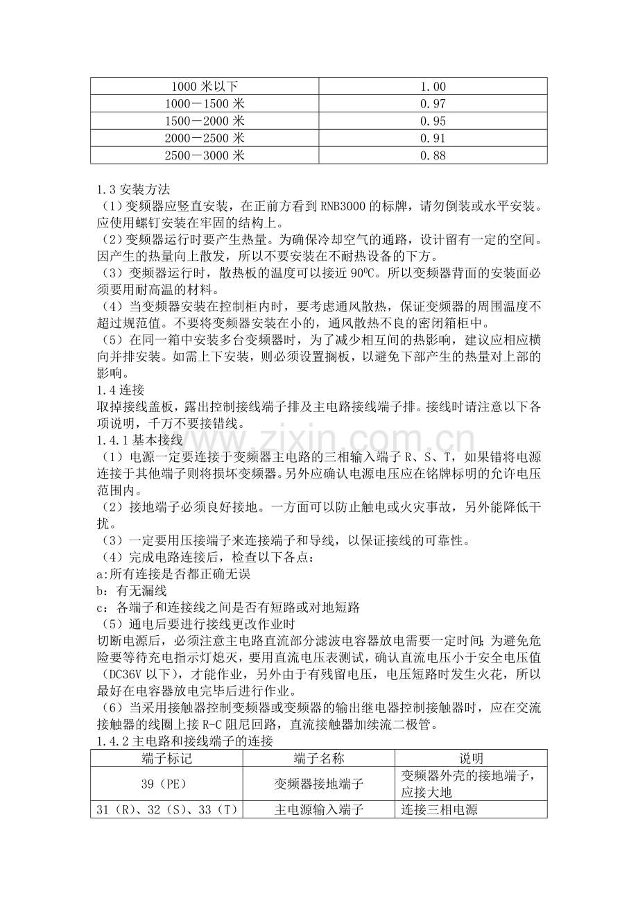 变频调速器用户手册(上海雷诺尔RNB3000型).doc_第2页