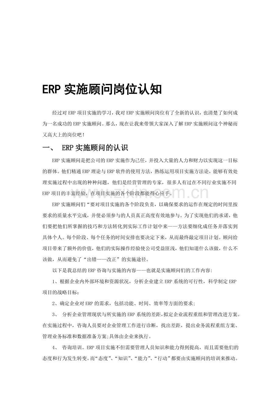 ERP实施顾问岗位认知.doc_第1页
