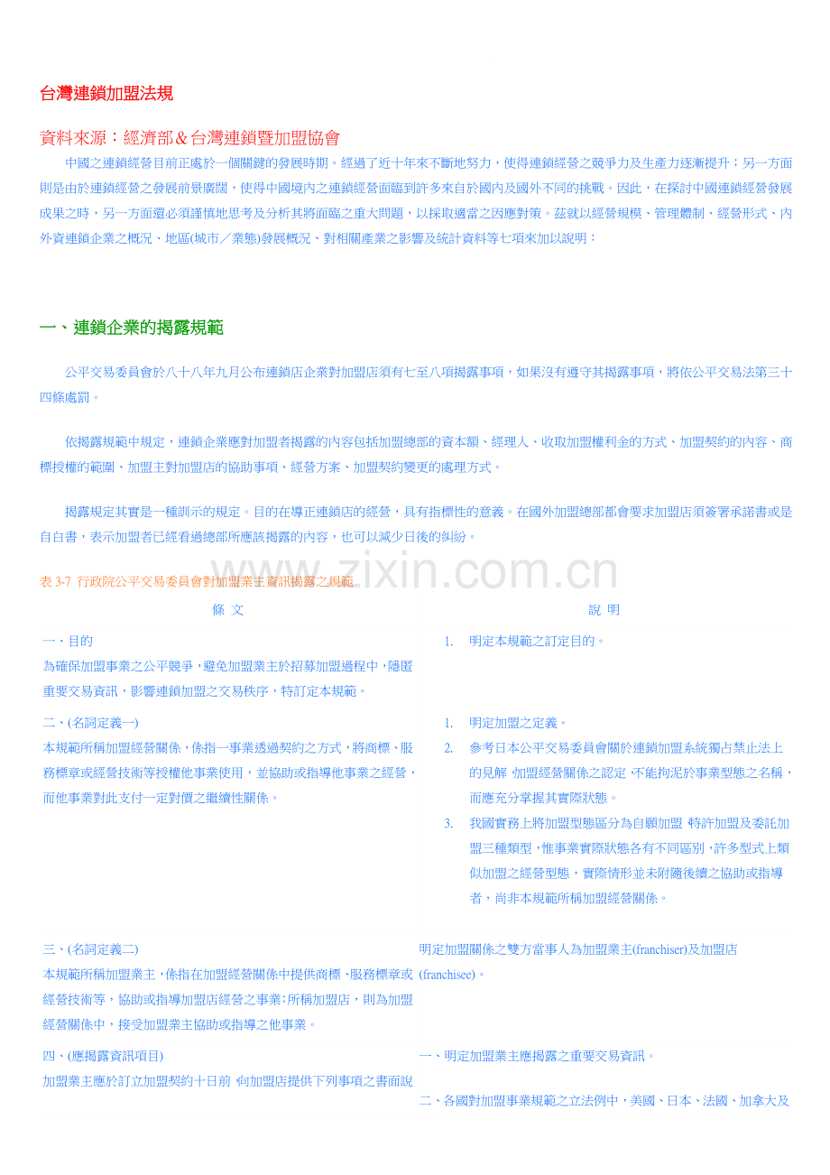 台湾连锁加盟法规.doc_第1页