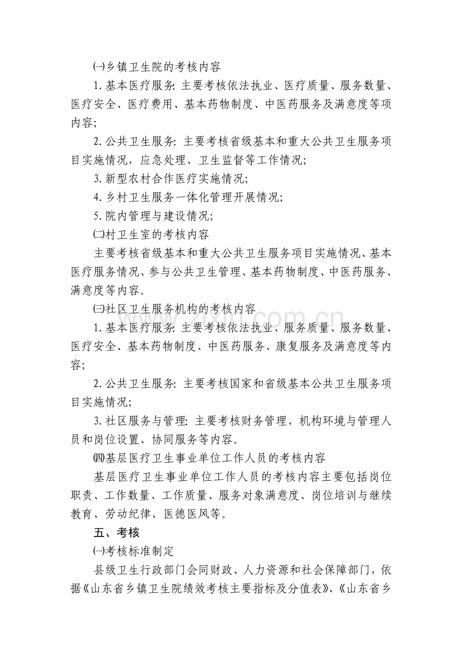 】山东省基层医疗卫生机构绩效考核办法..doc_第2页