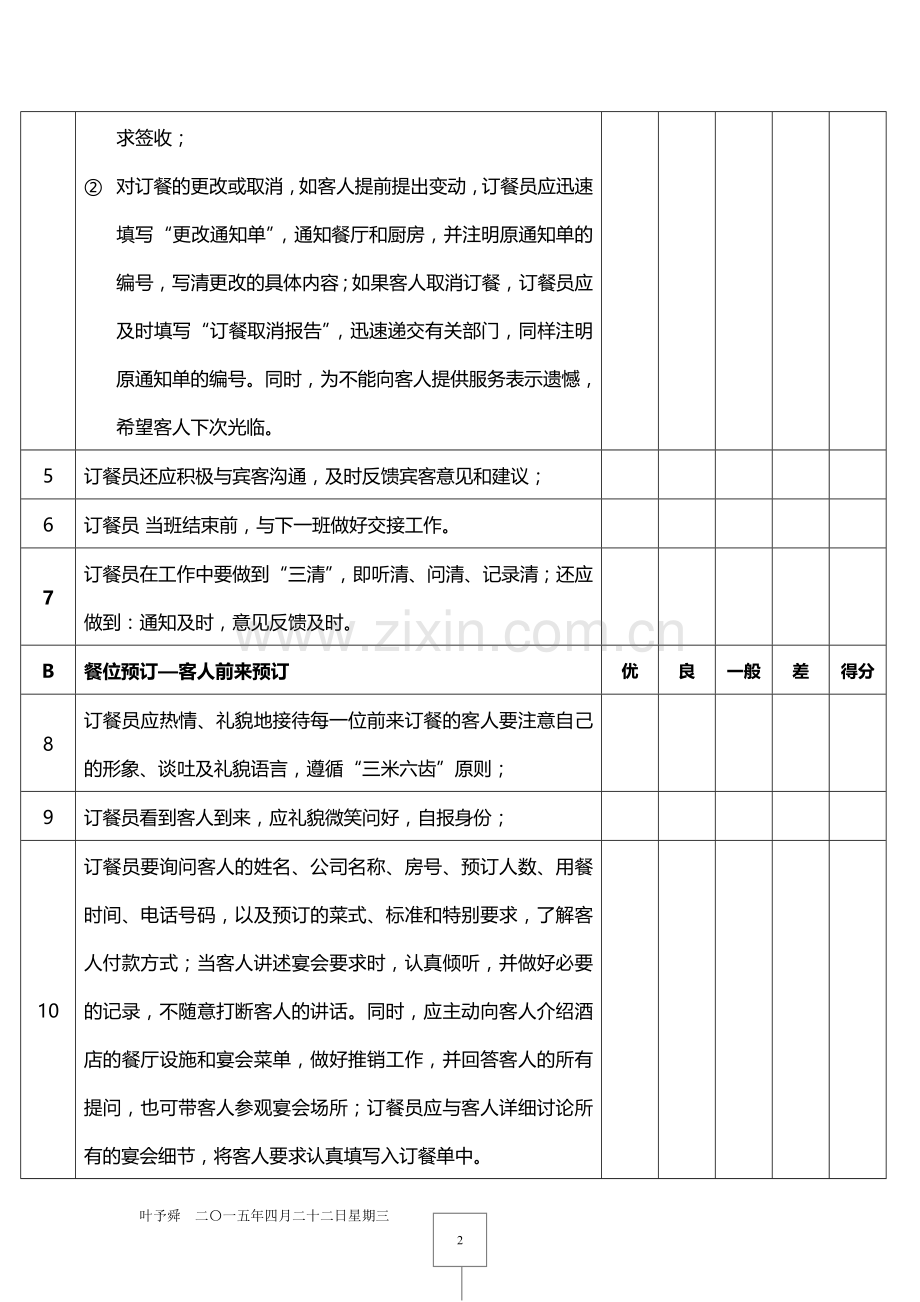 酒店管理人资--酒店质检——酒店中餐服务2015.docx_第2页