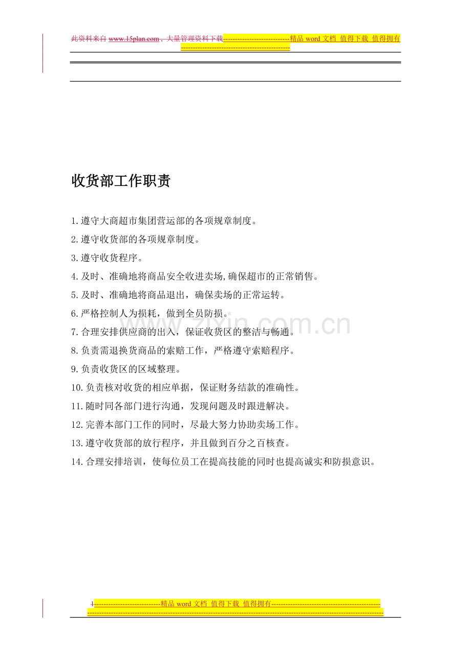 收货部管理手册(全).doc_第1页