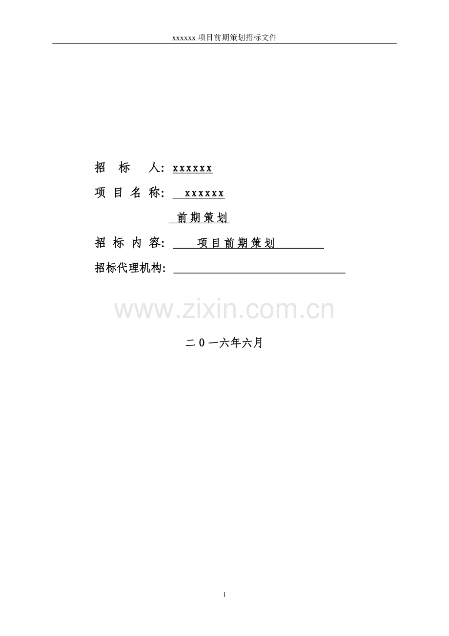 某项目前期策划招标书.doc_第2页