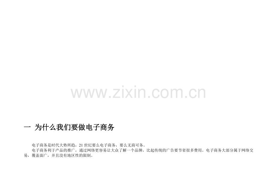 服装类电子商务市场分析..doc_第1页