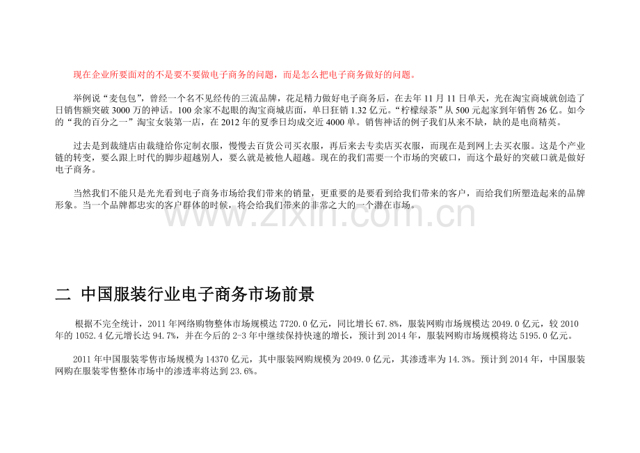 服装类电子商务市场分析..doc_第2页