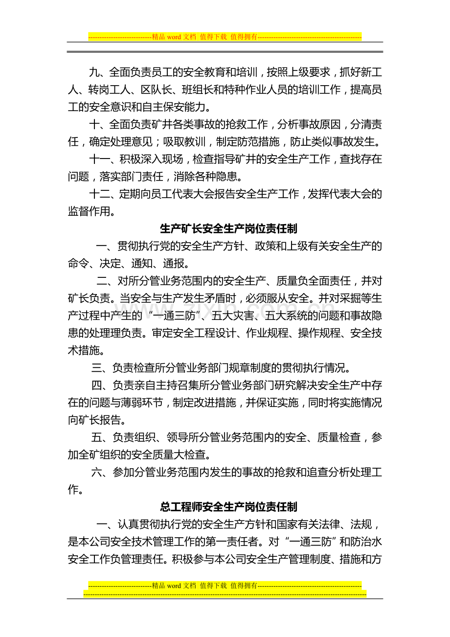 友煤安字文2号新岗位责任制.doc_第2页