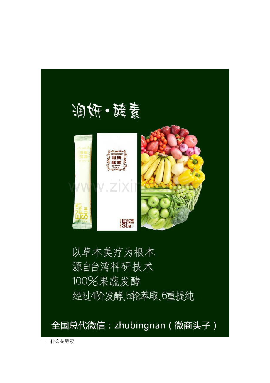 润妍酵素代理手册.doc_第1页