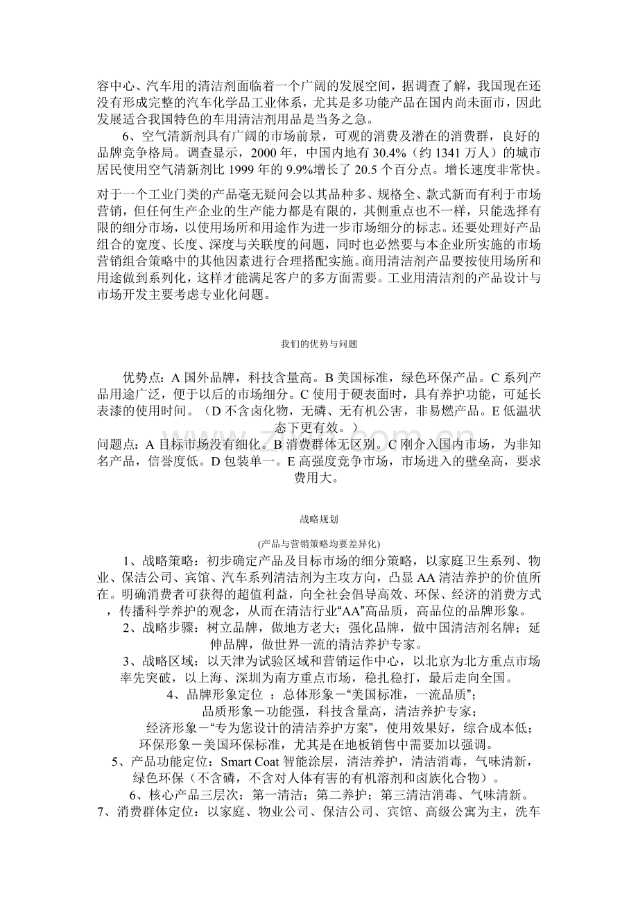 清洁产品营销方案.doc_第2页