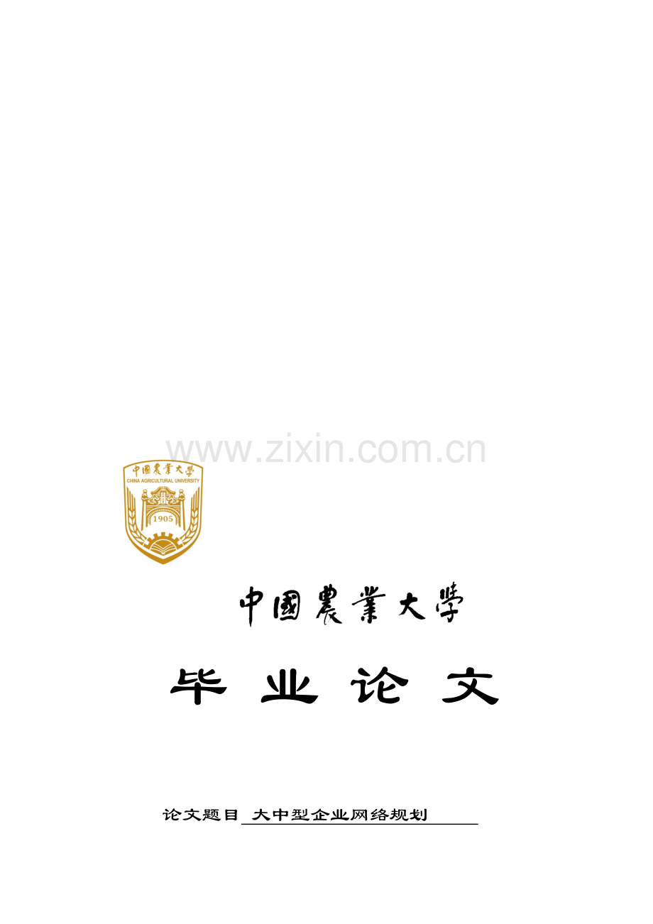 大中型企业网络规划设计方案-new.doc_第1页