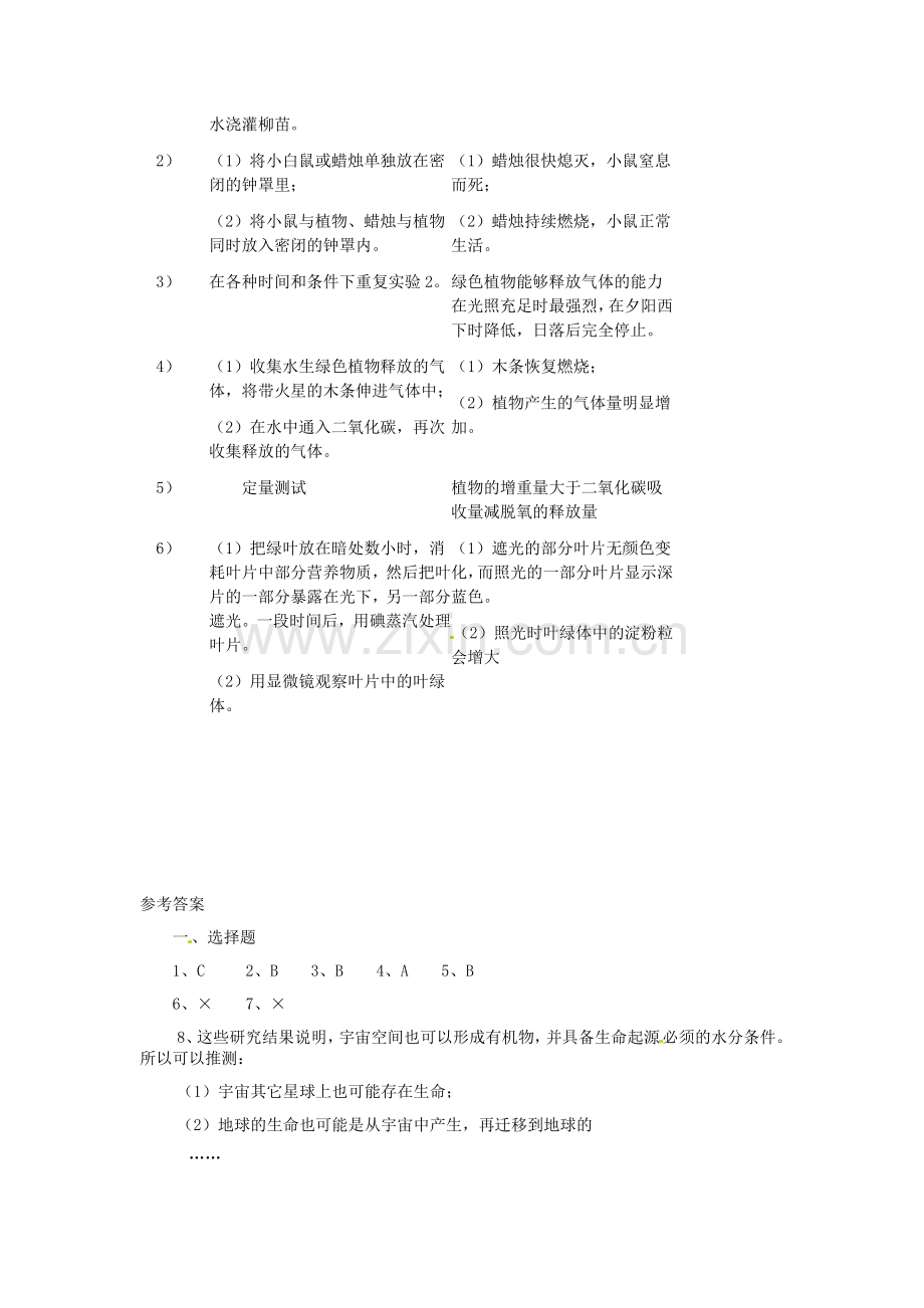 地球上生命的起源每课一练2.doc_第2页