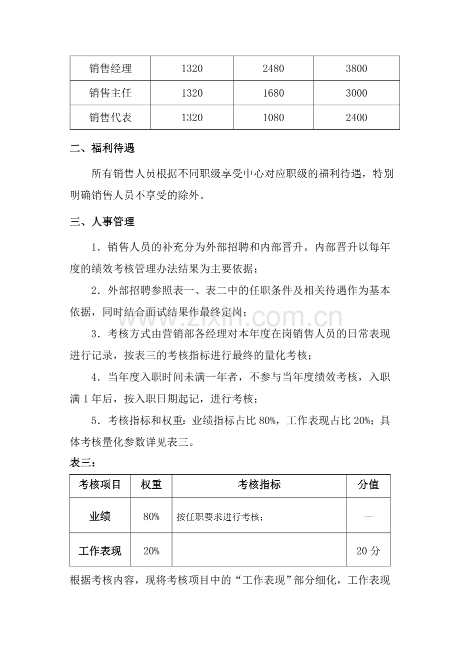 酒店销售人员绩效考核管理办法.doc_第2页