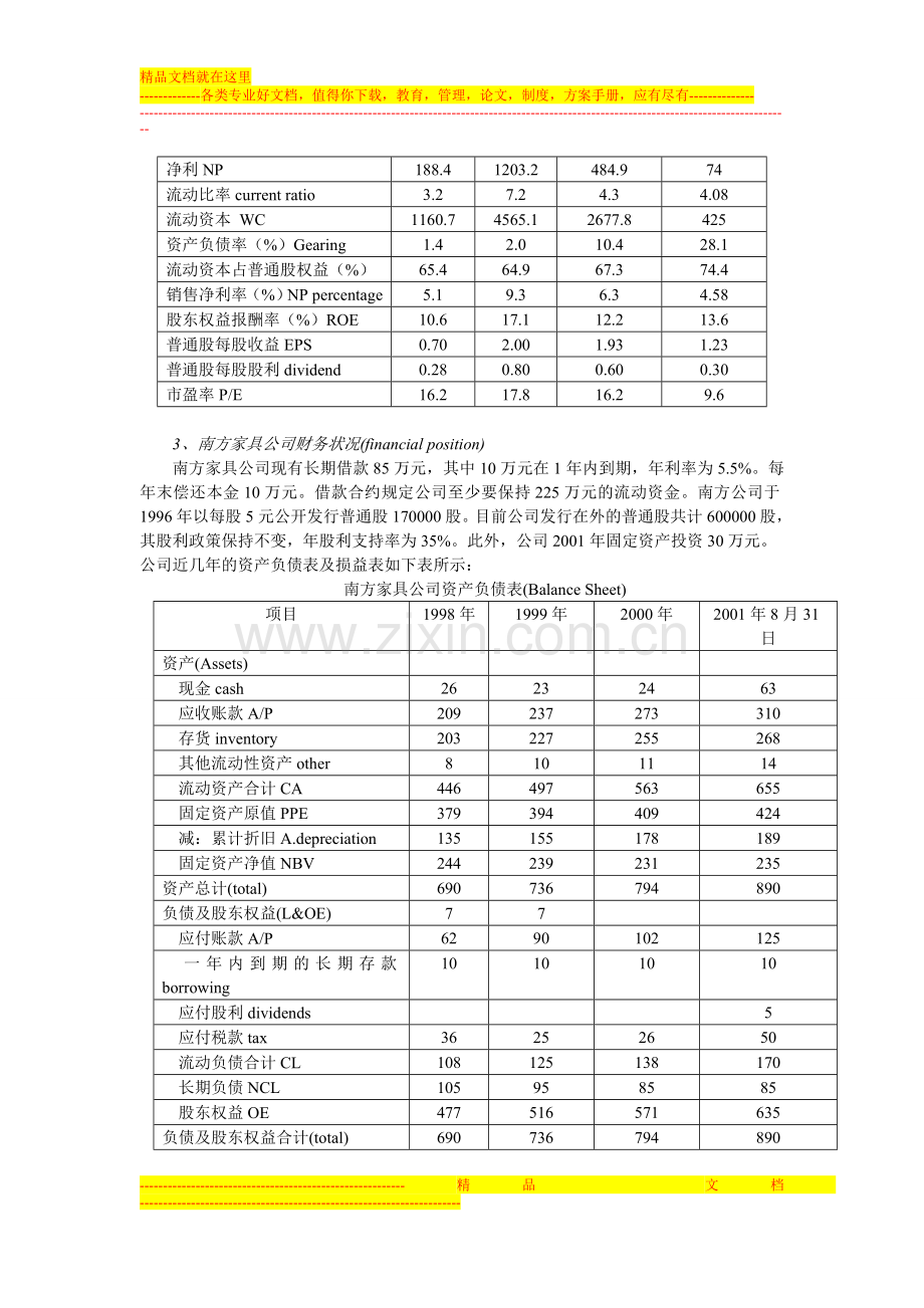 财务管理学实验-筹资决策综合分析-——博乐教育.doc_第2页
