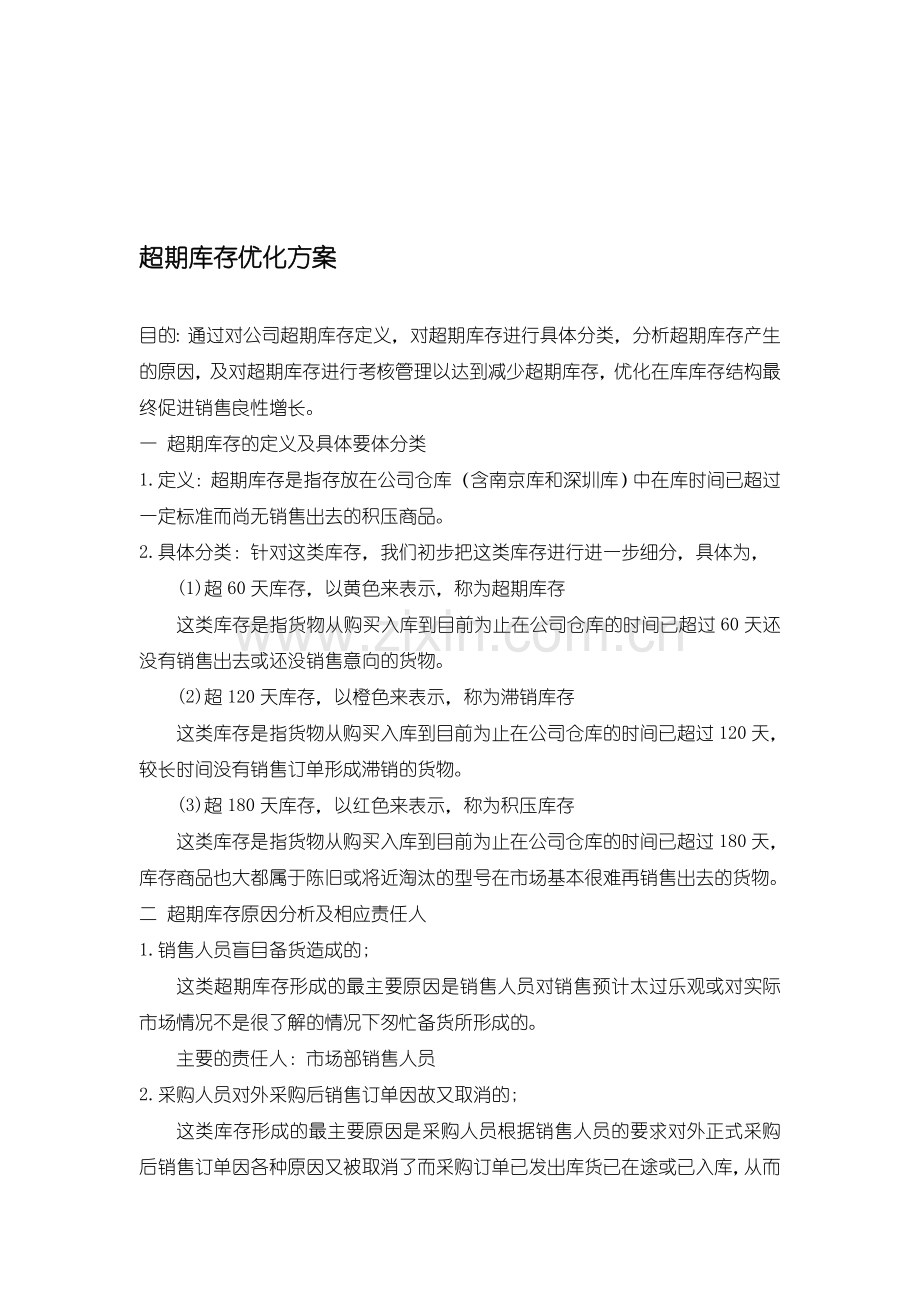 超期库存优化方案.doc_第1页
