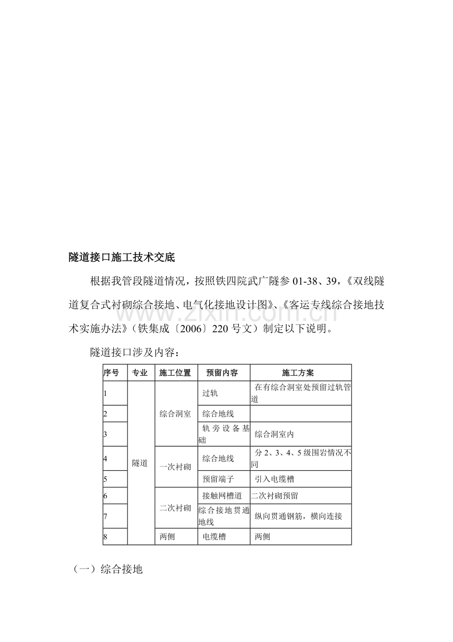 隧道交底(07-6-4).doc_第1页