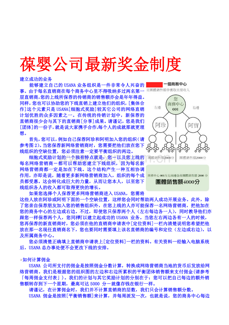 葆婴公司奖金制度.doc_第1页
