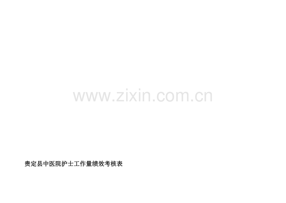 贵定县中医院护士工作量绩效考核表5.1.2(3).doc_第2页