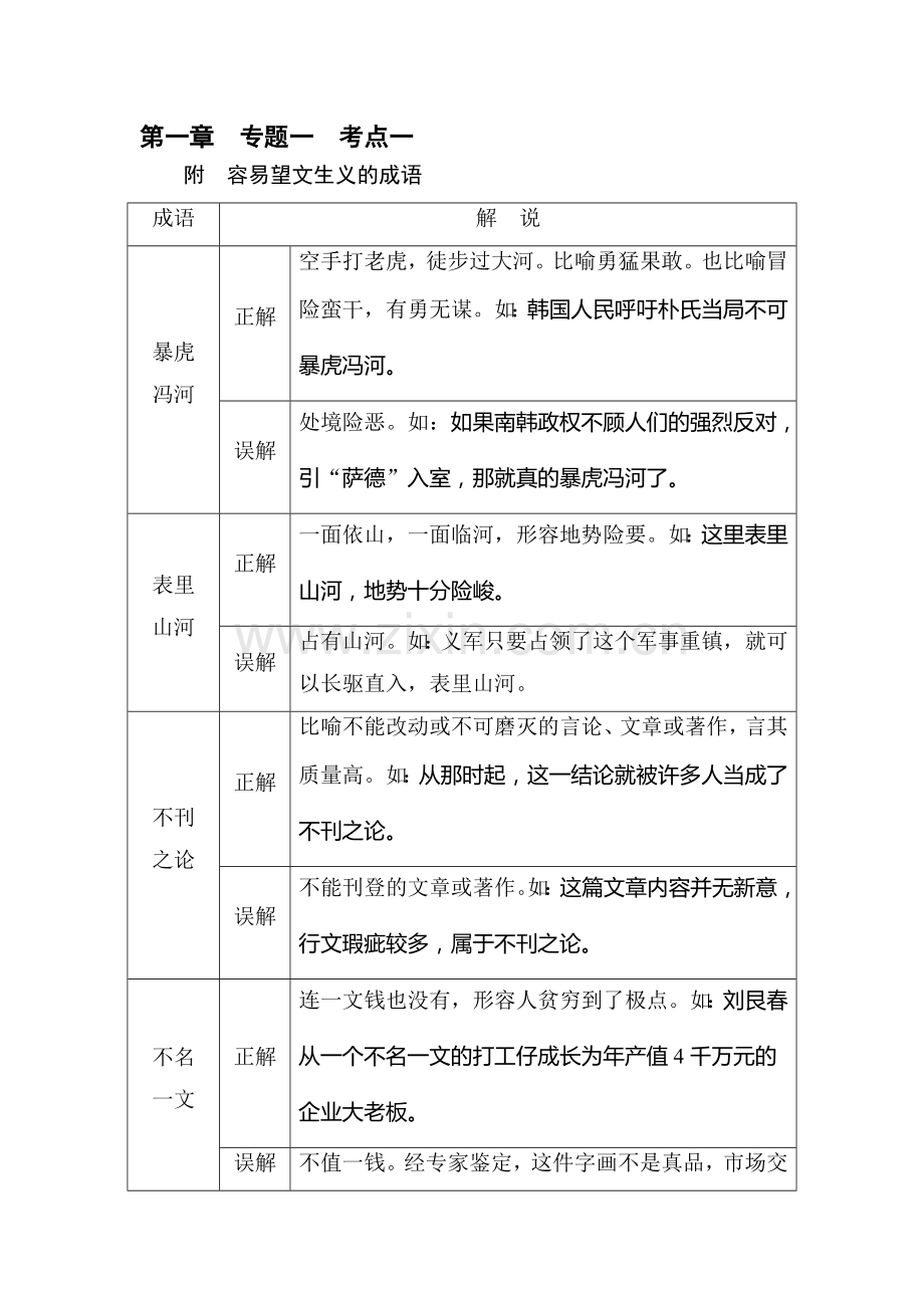 2018届高考语文第一轮考点专题复习检测20.doc_第1页