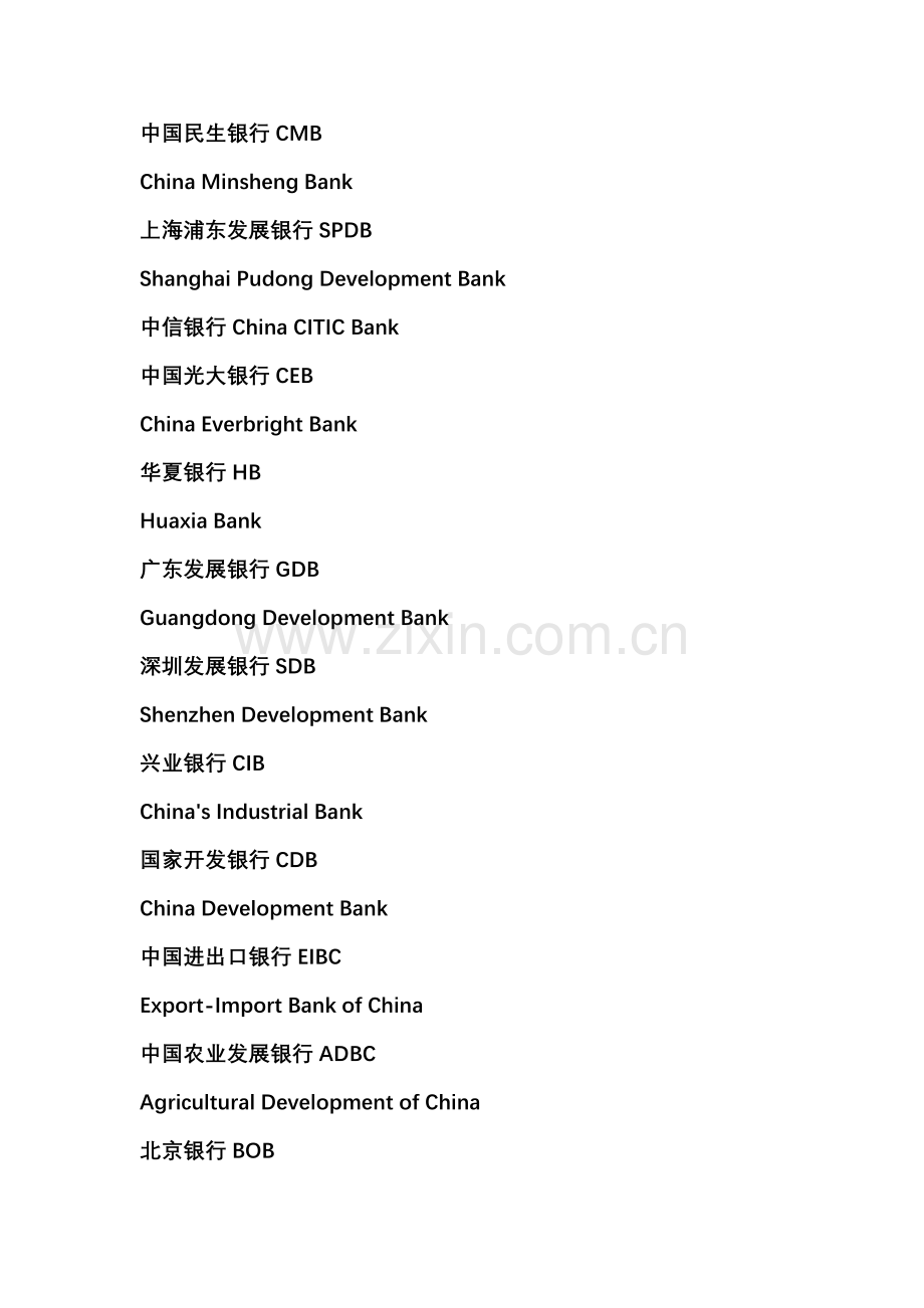 中国各银行英文全称.doc_第2页