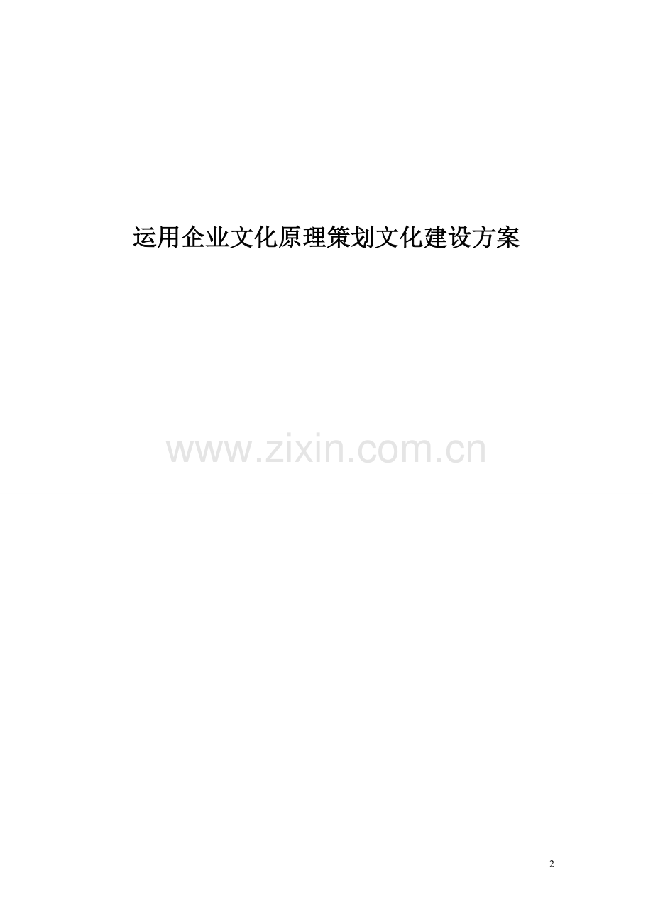 运用企业文化原理策划文化建设方案.doc_第2页