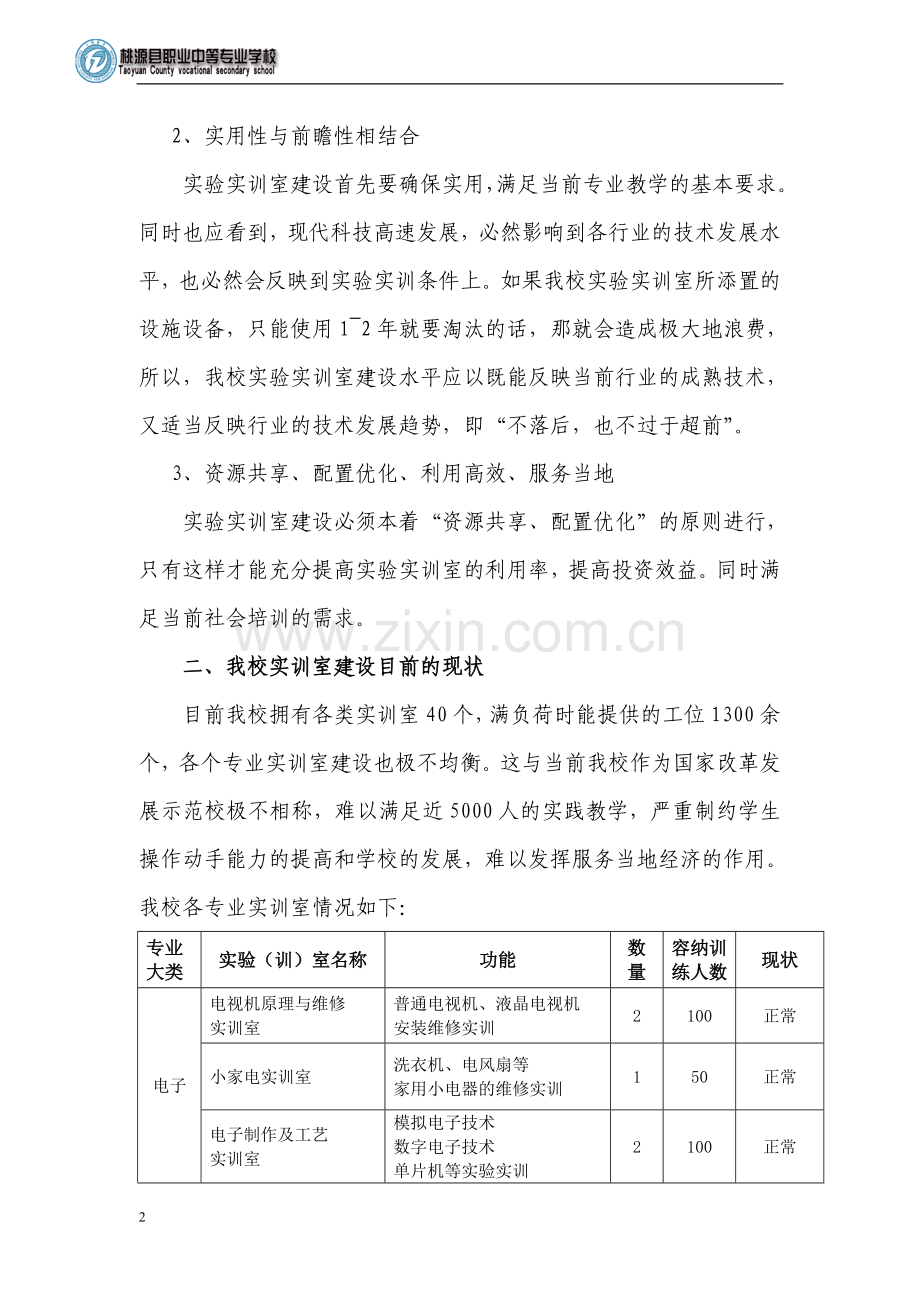 实训室建设规划.doc_第2页