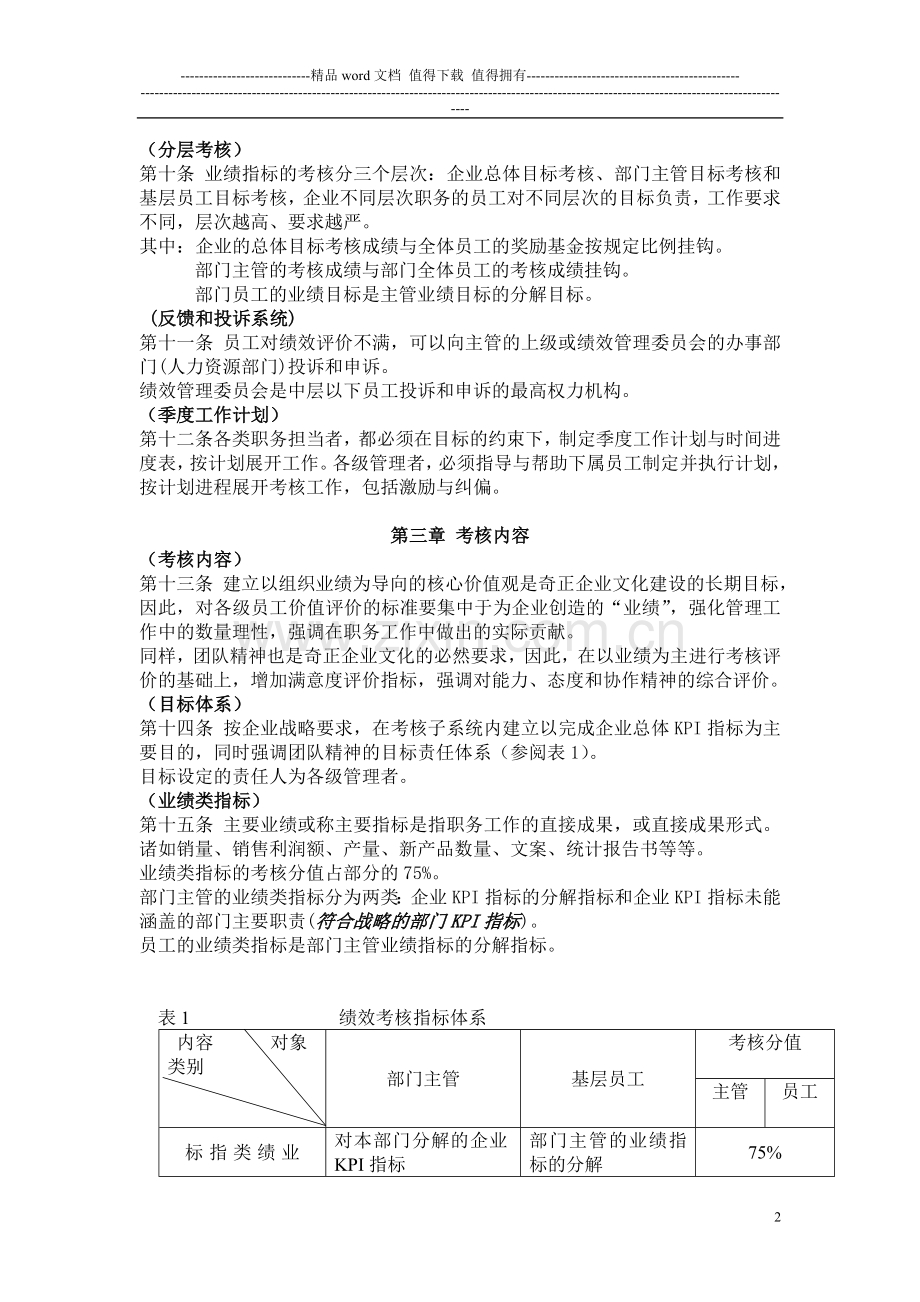 《某集团公司绩效考核管理制度》..doc_第2页